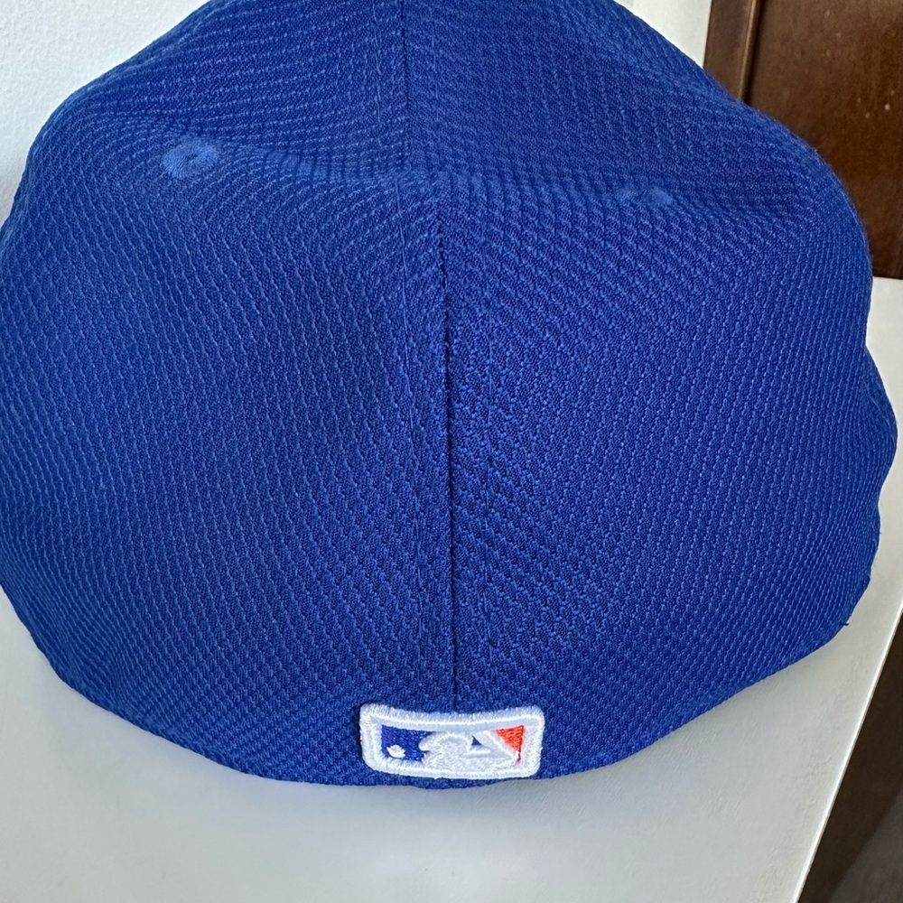 New Era 59FIFTY Fitted Hat - Royal Blue & Black NY Mets - Picture 2 of 4